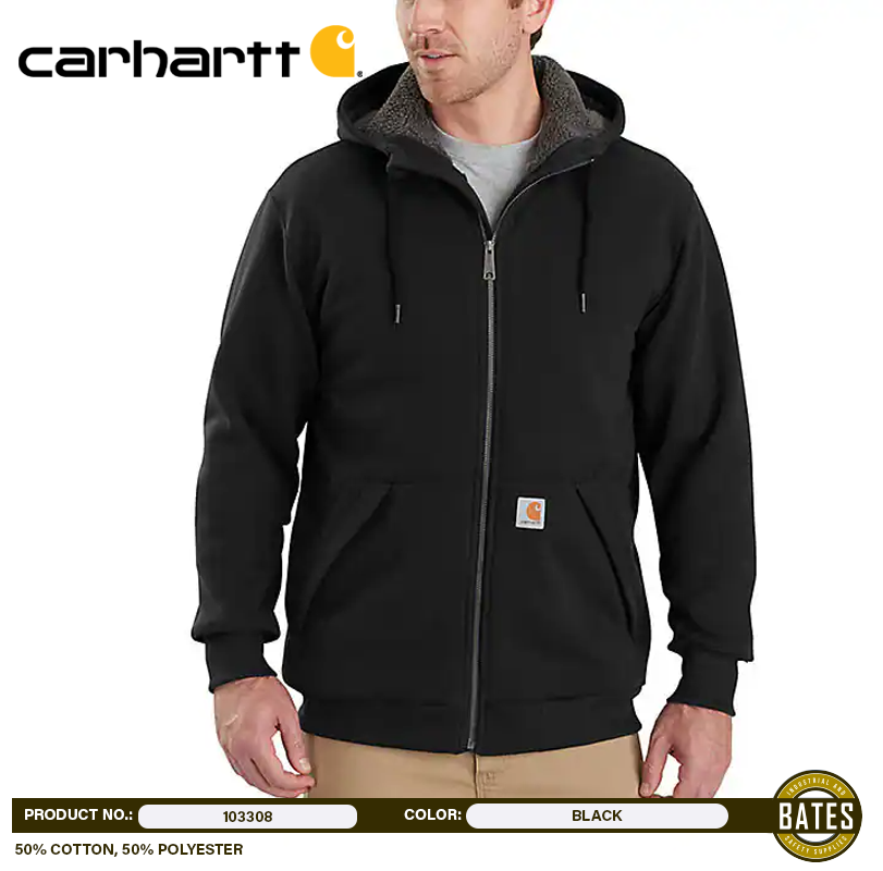 103308 Carhartt Men's RAIN DEFENDER®  Sherpa-Lined Sweatshirt