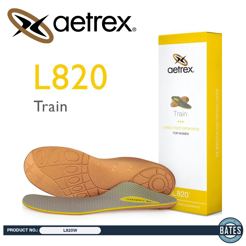 L820W Aetrex Women's Train Posted Orthotics