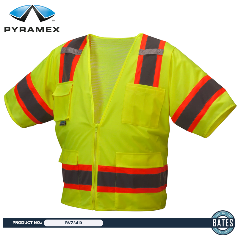 RVZ3410 PYR Hi-Vis Safety Vest