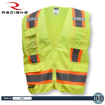 SV6 RAD Solid/Mesh Surveyor Safety Vest