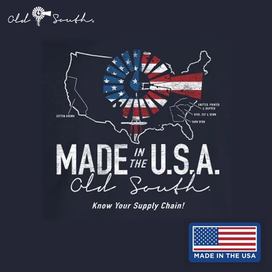 Old South "MADE IN USA" Graphic SS Pocket T-Shirt