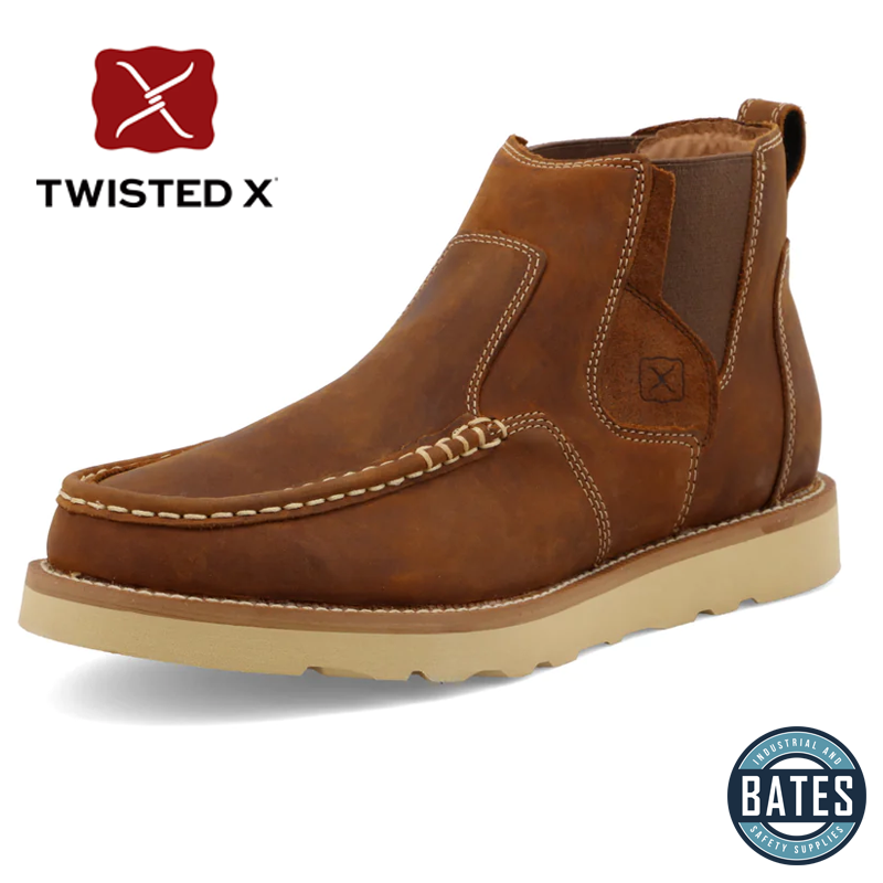 MCA0013 Twisted X Men's Chelsea WEDGE Sole Boots