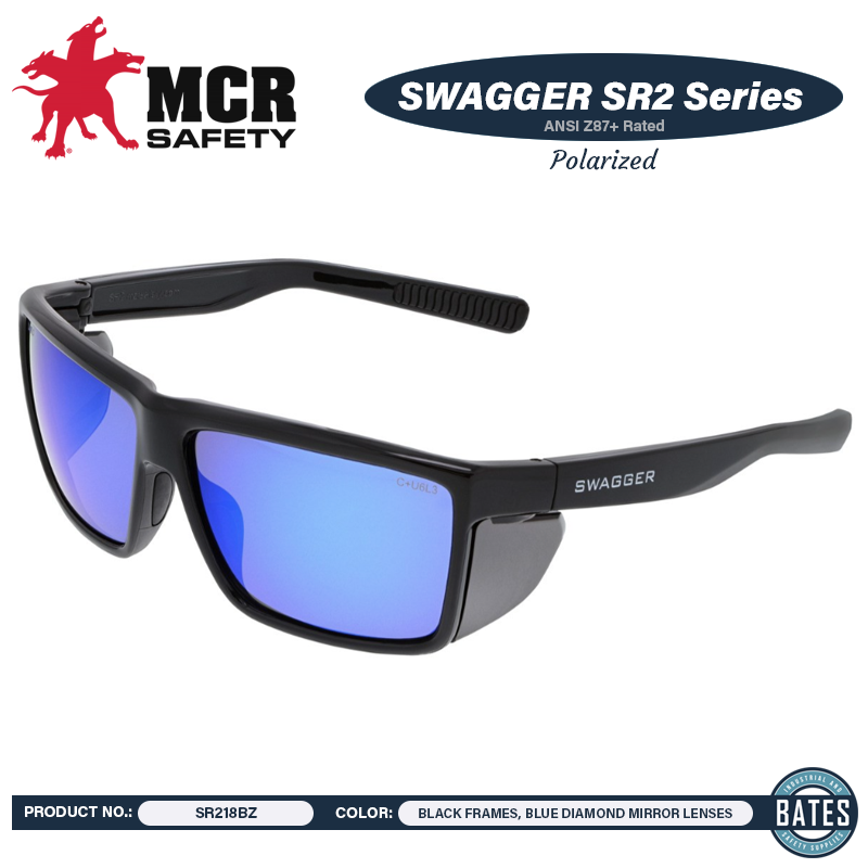 SR218BZ MCR Swagger® SR2 Series Polarized Safety Glasses