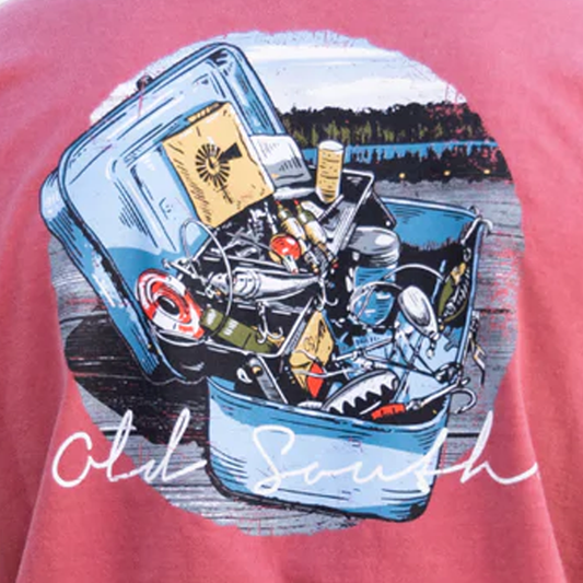 Old South "TACKLE BOX" Graphic SS Pocket T-Shirt